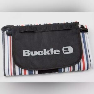 NEW! Buckle Multicolor Striped Blanket NWT